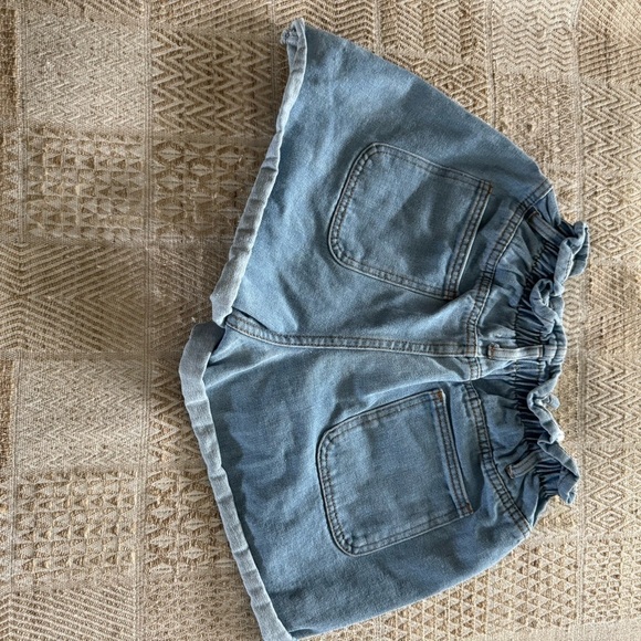Showpo. High Rise Denim Festival Shorts - Picture 3 of 3